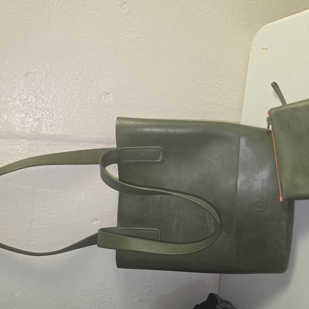 Elegant Olive Green Tote Bag
